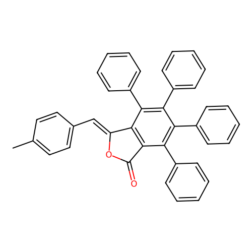 3-(4-Methylbenzylidene)-4,5,6,7-tetraphenylisobenzofuran-1(3H)-one structure