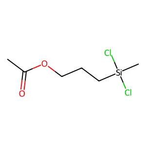 1-Propanol, 3-(dichloromethylsilyl)-, 1-acetate structure