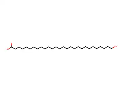 28-Hydroxyoctacosanoic acid structure