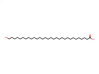 30-Hydroxytriacontanoic acid structure