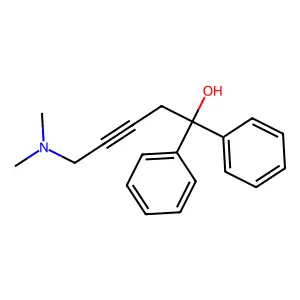 5-(Dimethylamino)-1,1-diphenyl-3-pentyn-1-ol structure