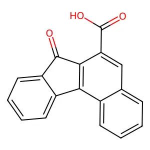 7-oxobenzo[c]fluorene-6-carboxylic acid structure