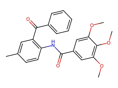 N-(2-benzoyl-4-methylphenyl)-3,4,5-trimethoxybenzamide structure