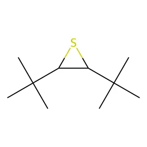 Thiirane, 2,3-bis(1,1-tert-butyl)-, trans- structure