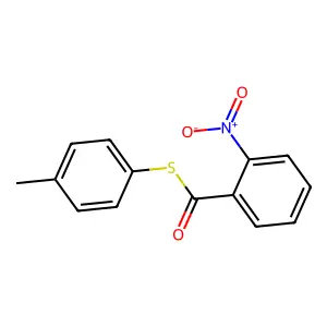 2-Nitrothiobenzoic acid S-(4-methylphenyl) ester structure