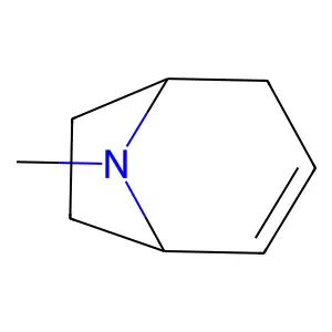 8-Methyl-8-azabicyclo(3.2.1)oct-3-ene structure