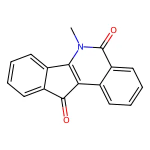 6-Methyl-5H-indeno[1,2-c]isoquinoline-5,11(6H)-dione structure