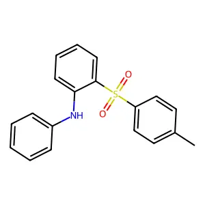 Benzenamine, 2-[(4-methylphenyl)sulfonyl]-N-phenyl- structure