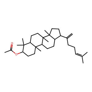 Dammadienol acetate structure