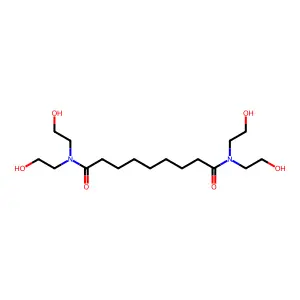 Nonanediamide, N1,N1,N9,N9-tetrakis(2-hydroxyethyl)- structure
