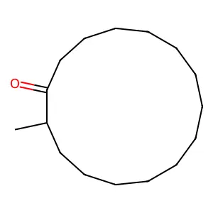 Cyclopentadecanone, 2-methyl- structure