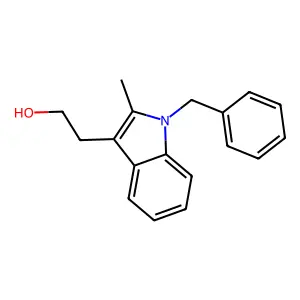 1H-Indole-3-ethanol, 2-methyl-1-(phenylmethyl)- structure