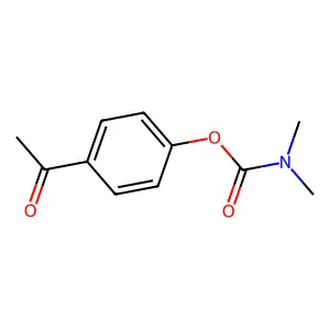 4-Acetylphenyl dimethylcarbamate structure
