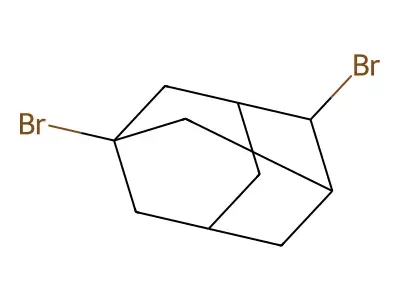 1,4-Dibromoadamantane structure