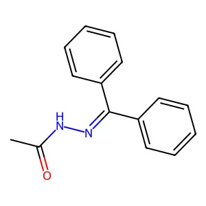 N'-(二苯基亚甲基)乙酰肼 structure