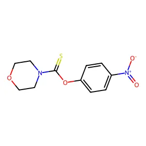 Morpholin-4-YL-(4-nitrophenoxy)methanethione structure