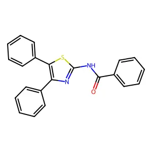 N-(4,5-Diphenyl-thiazol-2-yl)-benzamide structure