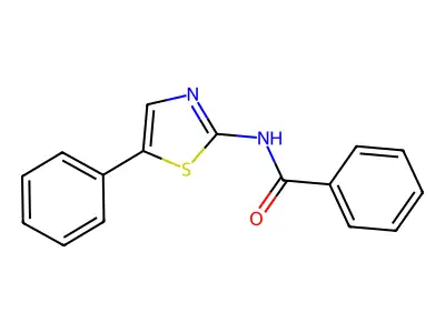N-(5-phenyl-1,3-thiazol-2-yl)benzamide structure