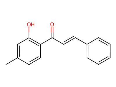 1-(2-hydroxy-4-methylphenyl)-3-phenylprop-2-en-1-one structure
