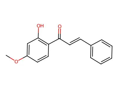 2'-Hydroxy-4'-Methoxychalcone structure