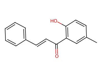 2'-Hydroxy-5'-methylchalcone structure