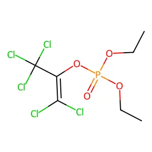 Diethyl 1,1,3,3,3-pentachloroprop-1-en-2-yl phosphate structure