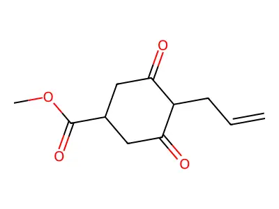 Methyl 4-Allyl-3,5-Dioxo-1-Cyclohexanecarboxylate structure