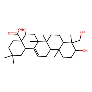 Caulophyllogenin structure