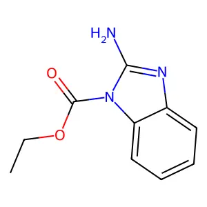 Ethyl 2-aminobenzimidazole-1-carboxylate structure