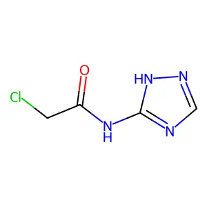 5-[(2,4,6-Trichlorophenoxy)methyl]-2-furaldehyde structure