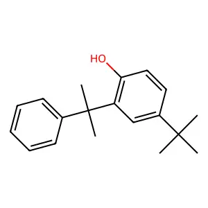 4-t-Butyl-2-(dimethylbenzyl)phenol structure