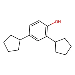 2,4-Dicyclopentylphenol structure