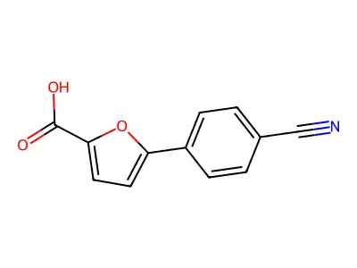5-(4-cyanophenyl)furan-2-carboxylic Acid structure