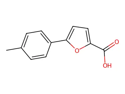 5-(4-Methylphenyl)-2-furoic acid structure