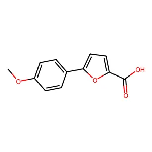 5-(4-Methoxyphenyl)-2-furoic acid structure
