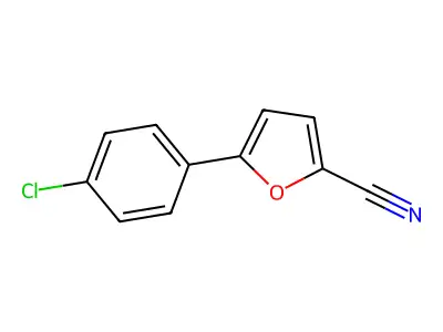 5-(4-Chlorophenyl)-2-furonitrile structure