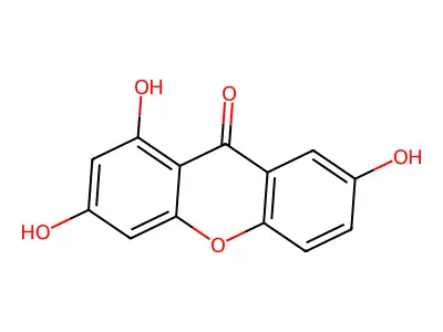 1,3,7-Trihydroxyxanthone structure