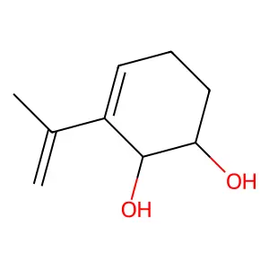 (1S,2R)-3-Prop-1-en-2-ylcyclohex-3-ene-1,2-diol structure