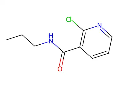 2-Chloro-N-propylnicotinamide structure