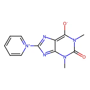 1,3-Dimethyl-8-pyridyl-1,3,7-trihydropurine-2,6-dione structure