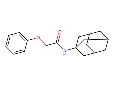N-(1-Adamantyl)-2-phenoxyacetamide structure
