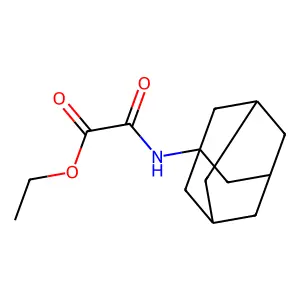 Ethyl (1-adamantylamino)(oxo)acetate structure