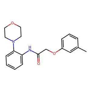N-(2-Morpholin-4-yl-phenyl)-2-m-tolyloxy-acetamide structure