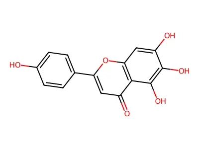 野黄芩素 structure