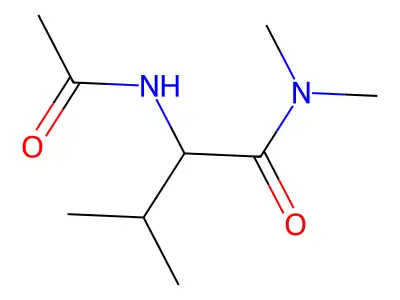 2-acetamido-N,N,3-trimethylbutanamide structure