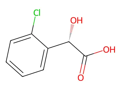 (-)-2-Chloromandelic acid structure