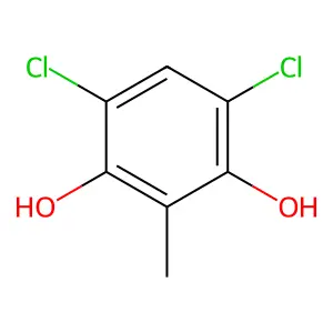 4,6-Dichloro-2-methyl-1,3-benzenediol structure