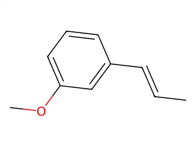 1-Methoxy-3-(1-propen-1-yl)benzene structure