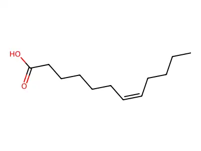 肉豆蔻烯酸 structure