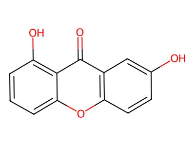 优呫吨酮 structure